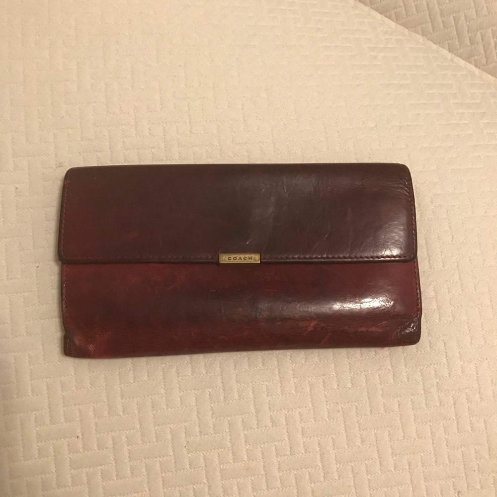 Cranberry Red Coach Wallet